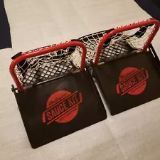 Hockey Sauce Kit 2 Nets The Original Games Training Trick Shot Kit Backyard Used