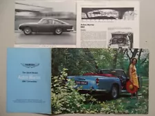 ASTON MARTIN "DB 5/DB 5 Convertible" - 1964/1965 - 2 rare multilingual documents