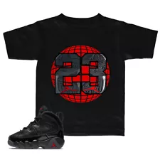 Retro 9 Black T Shirt to match with Toddlers 2018 Air Jordan Retro 9 Bred shoes