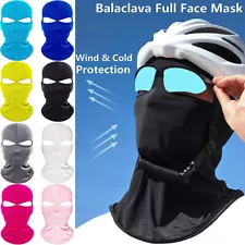 Thin Cool Balaclava Face Mask Outdoor UV Protection Ski Sun Hood for Men Womens