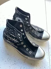 Kurt Cobain - Black Nirvana Lyrics - Converse Chuck Taylor All Star - Very Good