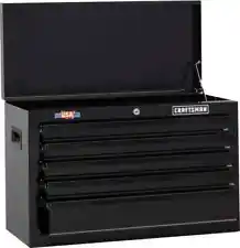 CRAFTSMAN 1000 Series 5-Drawer Ball-bearing Steel Tool Chest Black Storage Stack