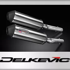 Aprilia Tuono 1000R 2007-2010 Slip On 13.5" X-Oval Stainless Exhaust Muffler Kit (For: 2007 Aprilia Tuono 1000R)