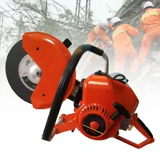 USED!Gas Demolition Saw Concrete Cut Off Circular Saw Demo Saw Masonry Blade US