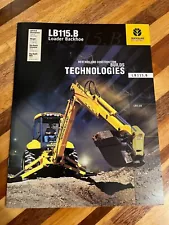 New Holland LB115.B backhoe sales brochure