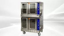 NEW Commercial Convection Oven Double Deck Full Size Sheet Natural Gas Wheel NSF