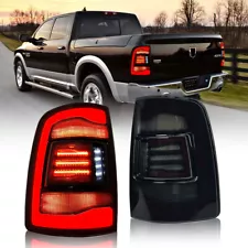 【Used】LED Tail Lights For 2009-2018 Dodge Ram 1500 2500 3500 Rear Lamp Assembly