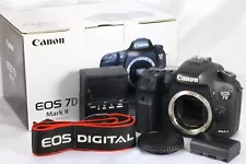 Canon EOS 7D Mark II Near Mint 20.2MP Digital SLR Box Japan