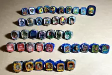 LOT of 40 Vintage Flicker Flasher Rings 60s/70s Gumball Machine Beatles Stooges