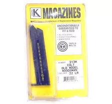 NEW Triple K 213M OLD MODEL Colt Woodsman PREWAR 22 LR 10Rd Pistol Magazine