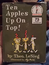 Ten Apples Up on Top! by Theo. LeSieg 1961 Vintage Dr. Seuss Beginner Book