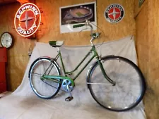 1973 SCHWINN BREEZE LADIES CAMPUS GREEN VINTAGE ROAD CRUISER BIKE COLLEGIATE S6