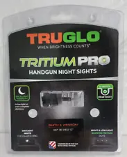 TruGlo Tritium PRO Night Sight For Smith & Wesson M&P 380 Shield EZ TG231MP3W FS