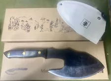 NIB COOLINA MACHADO BUTCHER KNIFE WITH SHEATH "MANLY KNIVES FOR MANLY MEN"