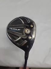 Callaway Golf Club Rogue 18* 5 Wood Even Flow Project X 6.0-s 75g Shaft Nice Gri