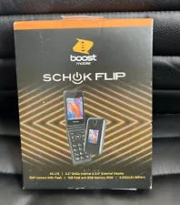 Boost Mobile QualityOne Schok Flip 8GB Black Prepaid Phone