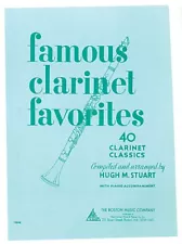 Famous Clarinet Favorites 40 Clarinet Classics Sheet Music NEW 014010966