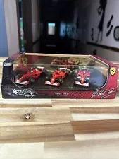 Hot Wheels 1/43 F1 FERRARI SET F1-2000, F2001, F2002 SCHUMACHER (AUTOGRAPHED)