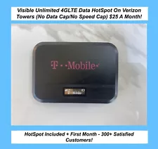 Visible Unlimited Mobile Hotspot - With Device - Only $25 A Month!