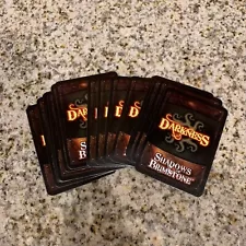 Shadows of Brimstone Swamps of Death REPLACEMENT Darkness Cards