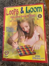 Vintage Pepperell Weaving Loops and Loom Kit Fun And Easy 5+ Great For Beginners