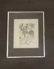 Auth Salvador Dali Orig Etching Plate Signed w/COA - Don Quixote