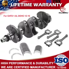 G4FD 1.6L Engine Rebuild Kits Crankshaft & Rod & Bearing For Hyundai Kia 2012-16