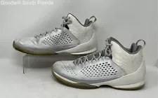 Nike Mens Air Jordan Melo M11 716639-106 White Sneaker Shoes Size 13