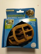 Baskerville Ultra Muzzle For Dogs, Size 3 Medium Dogs Open Box