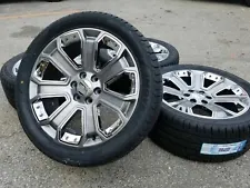 22" GMC Yukon Denali Wheels Rims Tires CK190 2018 2017 2016 2015 2014 2013 2012