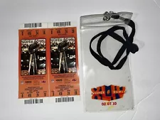 NEW UNUSED 2010 SUPER BOWL XLIV (44) FULL AUTHENTIC TICKETS (2) MINT CONDITION