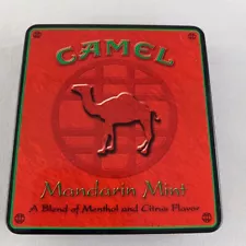 Camel Mandarin Mint Cigarette Tin (Used)