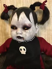 OOAK Spooky Pretty Creepy Cute Horror Baby Doll 15" Halloween Decor Prop #A017