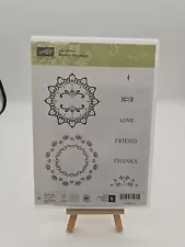 Stampin' Up! Make A Medallion 8 Piece Photopolymer 2 Step Stamp Set #143274