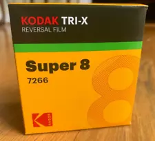 Kodak Tri-X 7266 Super-8 B&W Reversal Film - NEW Fresh 2024 stock - SEE VIDEO