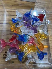 32 Multicolor DOVE / BIRD "Bulbs" "Lights" for Ceramic Christmas Trees