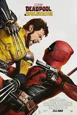 DEADPOOL & WOLVERINE MOVIE POSTER 2 Sided ORIGINAL INTL FINAL 27x40 MARVEL