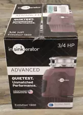 New ListingNEW Insinkerator Evolution 1300 Advanced Series 3/4 HP Garbage Disposal