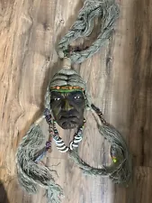 Native American Spirit Mask Wall Hanging