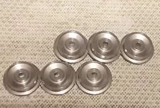 HO Wheels for F&R Trucks/Steam Locomotives (Nickel/Silver) Group of Six, New !!