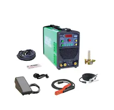 PowerTIG 185DV GTAW 185Amp AC/DC Dual Voltage TIG Arc Welder Everlast w/ PEDAL