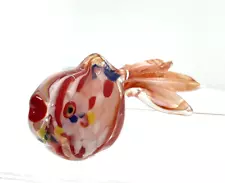 Hand Blown Small Glass Chubby Fish Koi Beta Guppy Figurine