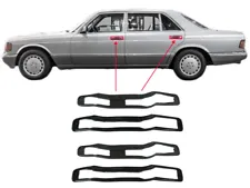 4x base rubber intermediate door handle pad for Mercedes W126 door handle (For: Mercedes-Benz)