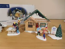 Dept 56 Snow Village - Habitat For Humanity - A Home In The Making -Set of 5 MIB