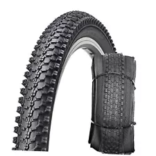 Bike Tire 24x1.95 Inch Folding Replacement Tire for MTB Mountain Bicycle-Black