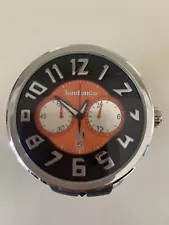 Tendence e3 Gulliver 02026001 Analog Watch for Men Orange & Black Silicone Band