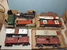 LOT OF 10 G SCALE TRAINS MIXED MGFS