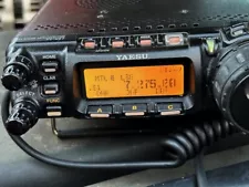 Yaesu FT-857 100w HF VHF UHF Mobile Transceiver Ham Radio + Operating Manual