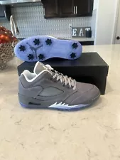 Size 11 - Air Jordan 5 Golf Low Wolf Grey