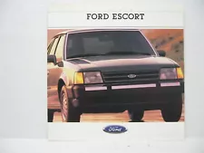 1988 Ford Escort Pony GL GT EXP Coupe Wagon Dealer Sales Brochure Catalog